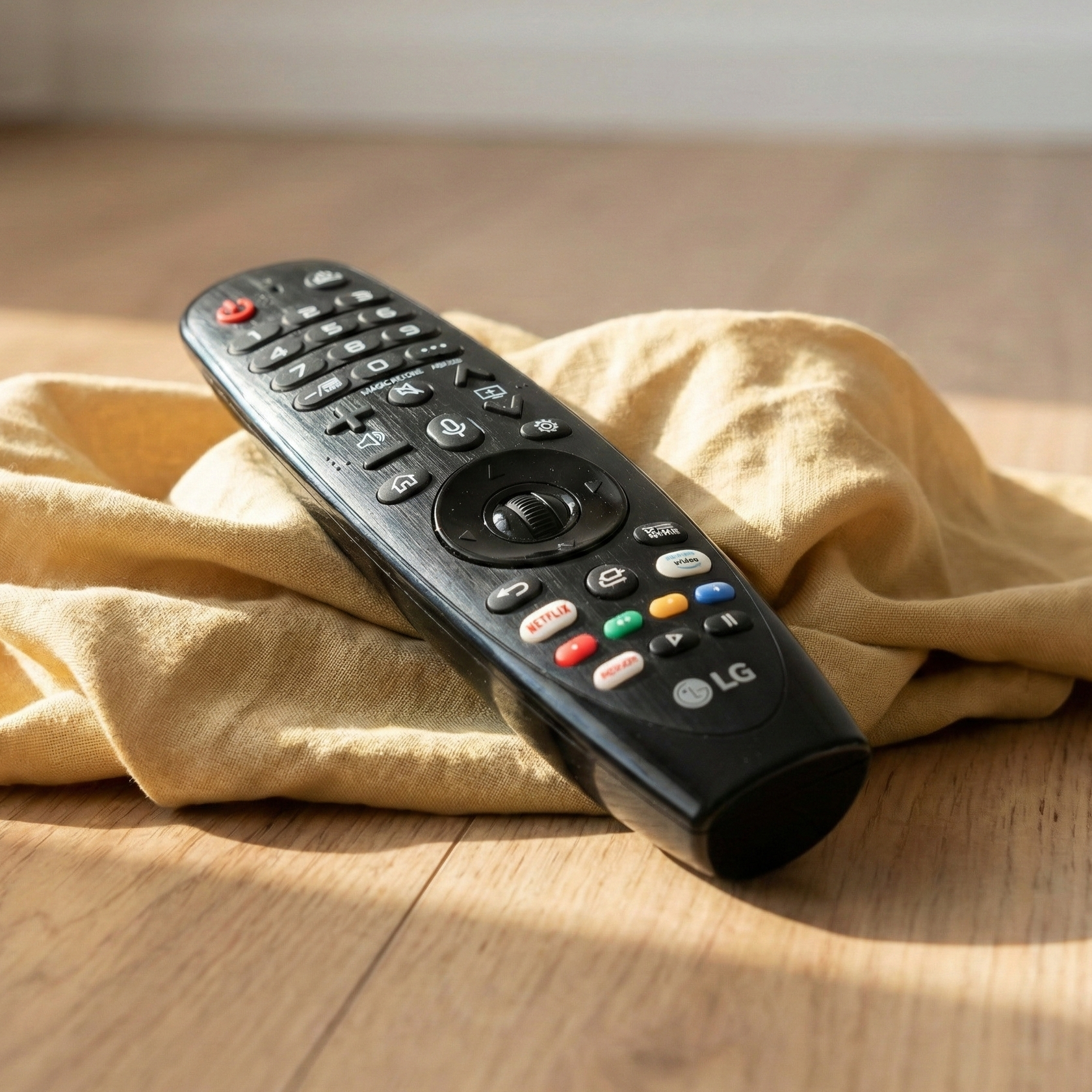 LG Magic Remote MR20GA Original Voice Control Remote with Netflix and Prime Video Hot Keys