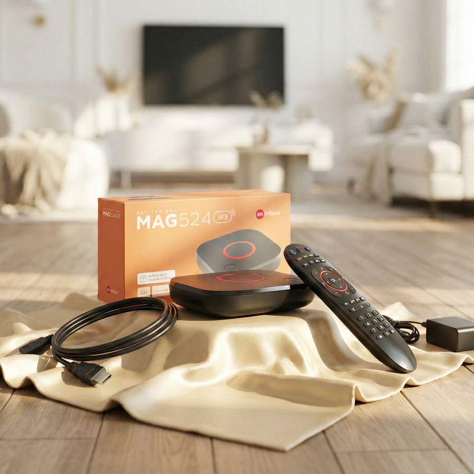 MAG544w3 Premium IPTV Box 4K HD