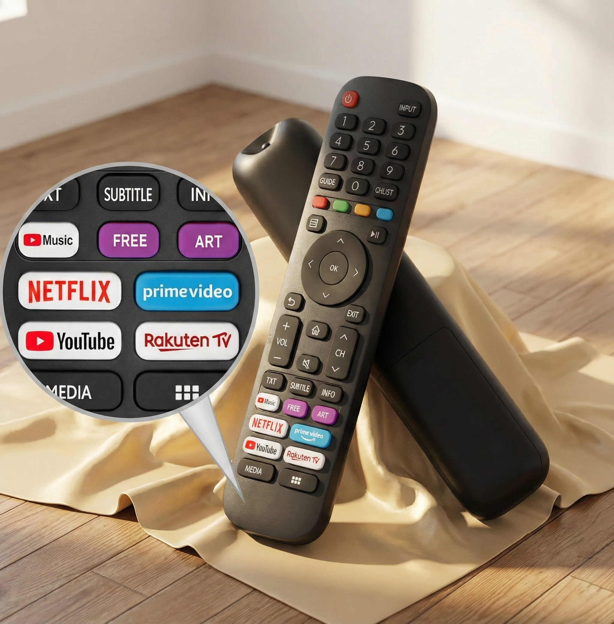 Universal Replacement Remote for Hisense Smart TVs