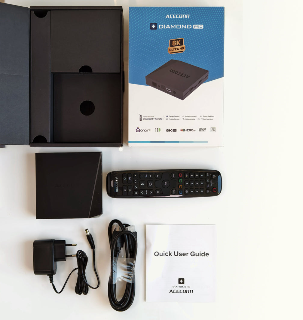 AceConn Diamond Pro Ultimate 8K UHD IPTV Box